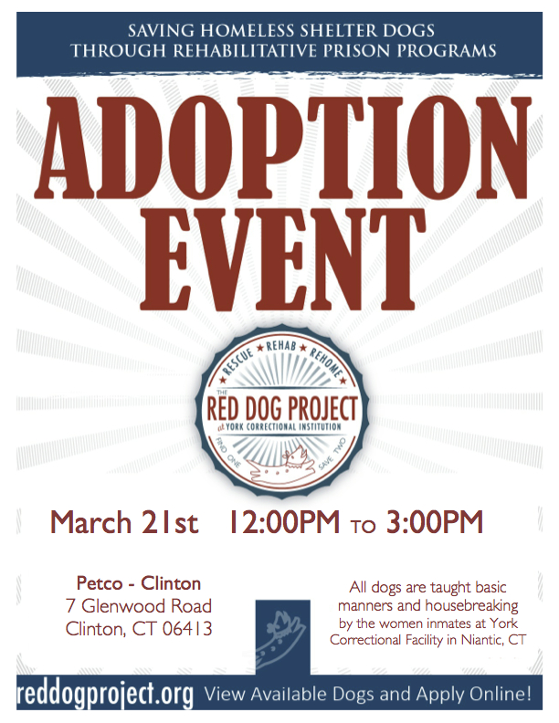 Red Dog Adoption Event – Clinton Petco